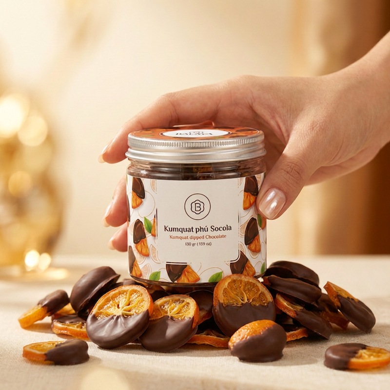 Chocolate-Coated Kumquat — 65% Dark