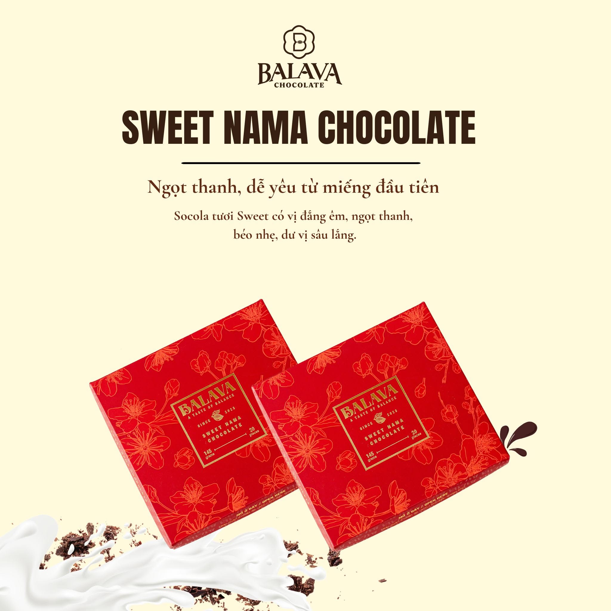 Nama Chocolate Sweet — BALAVA Fresh Chocolate
