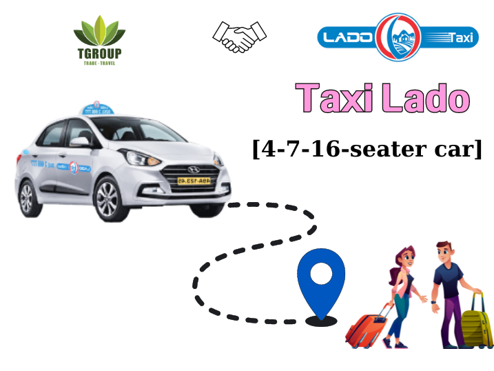 LADO TAXI - Da Lat, Nha Trang Airport only from 155.000 VND