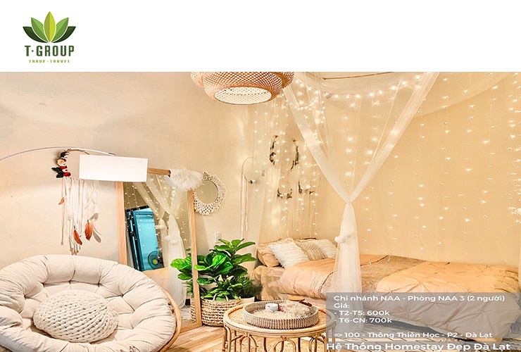 NAA Homestay - 100 Thong Thien Hoc Street, Ward 2, Dalat City
