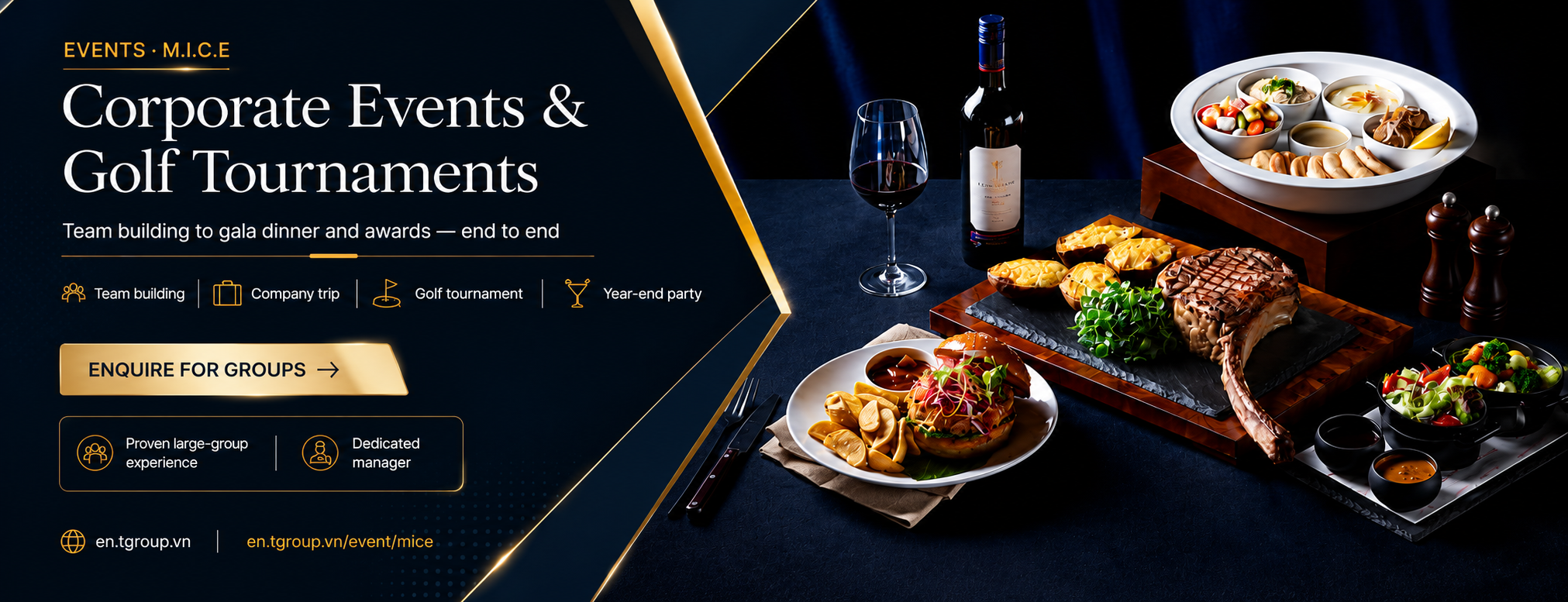 Corporate Events & Golf Tournaments