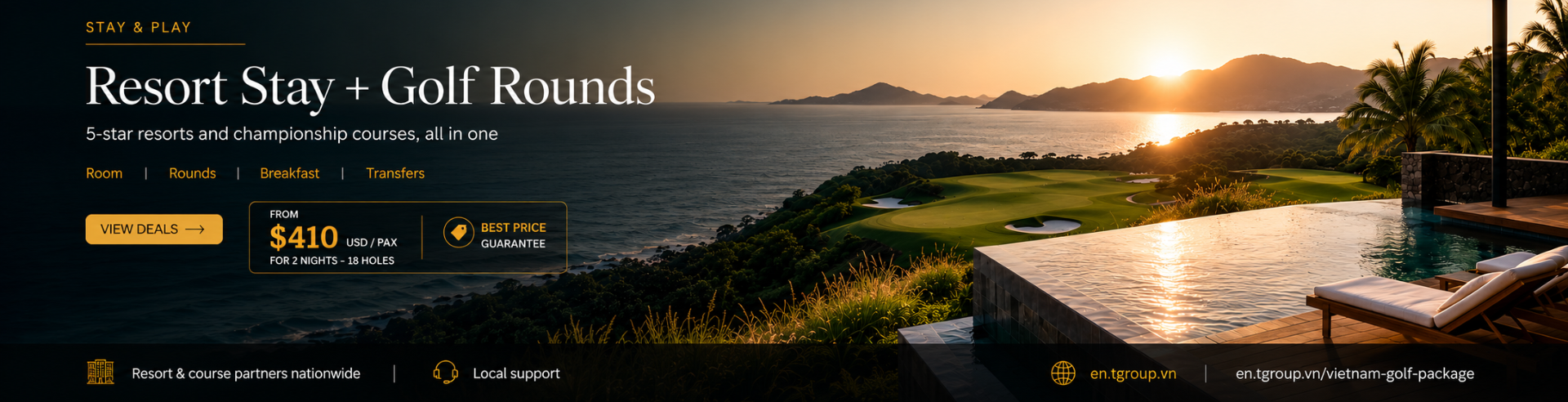 Resort Stay + Golf Rounds